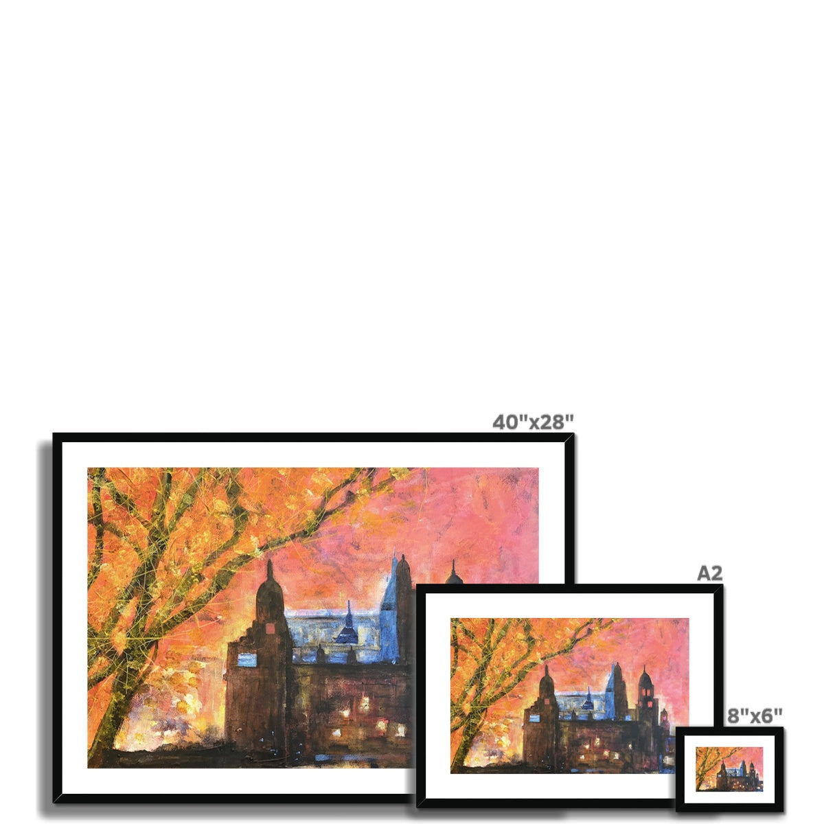 Kelvingrove Art Gallery Dusk Prints - Edinburgh & Glasgow Scotland - Free Shipping Worldwide