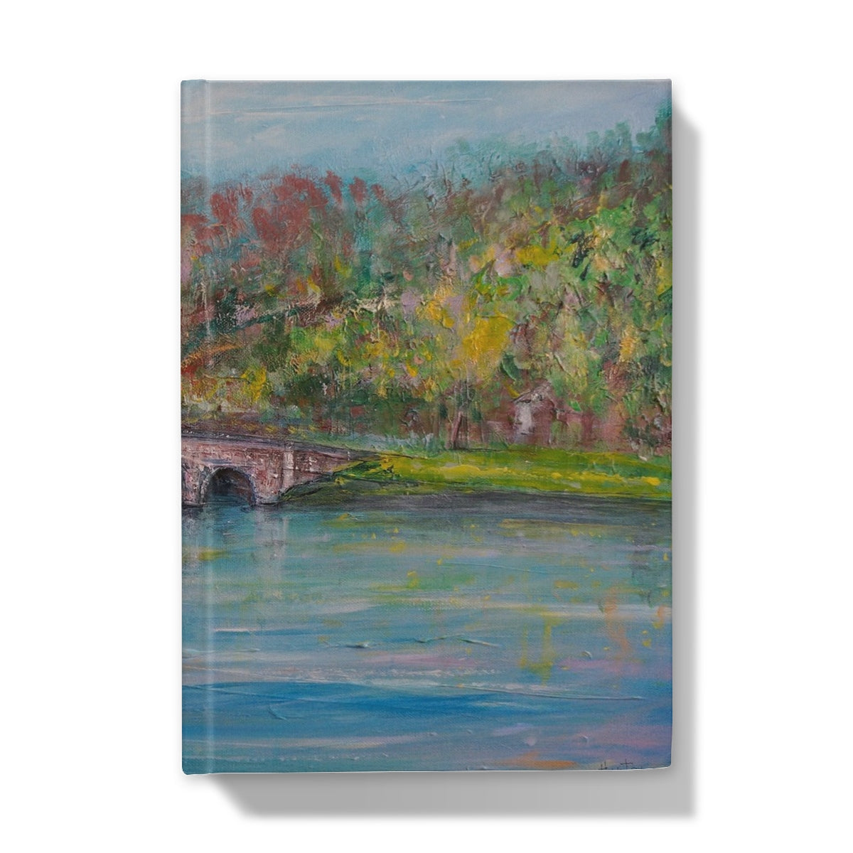 Canvas print of Kenmore Bridge in autumn foliage for journal