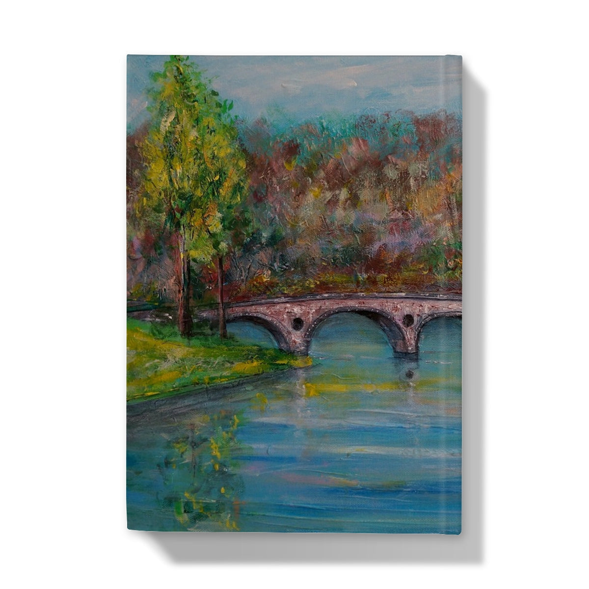 Kenmore Bridge hardback journal with stone bridge canvas print