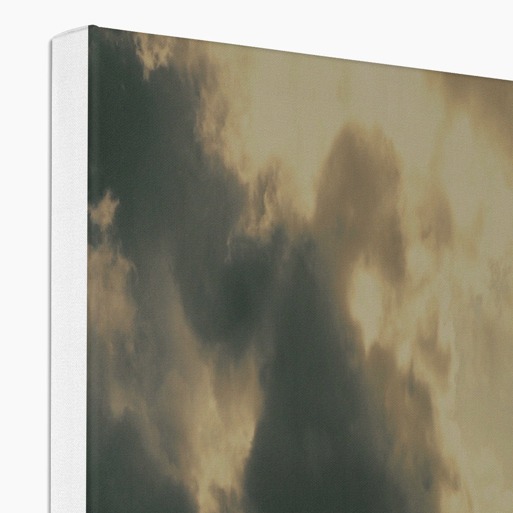 Dramatic storm clouds canvas print from The Kyles of Bute Photography