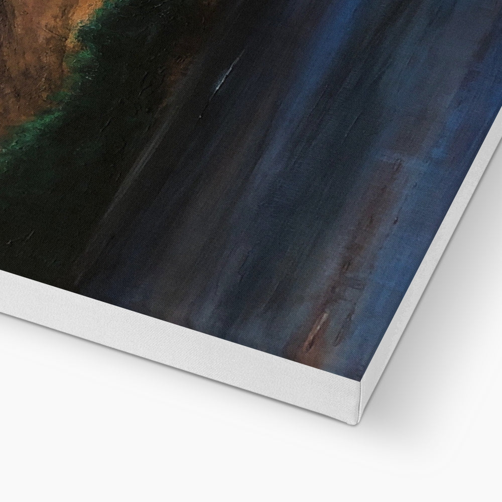 Liathach Glen Torridon canvas print of starry night sky with clouds