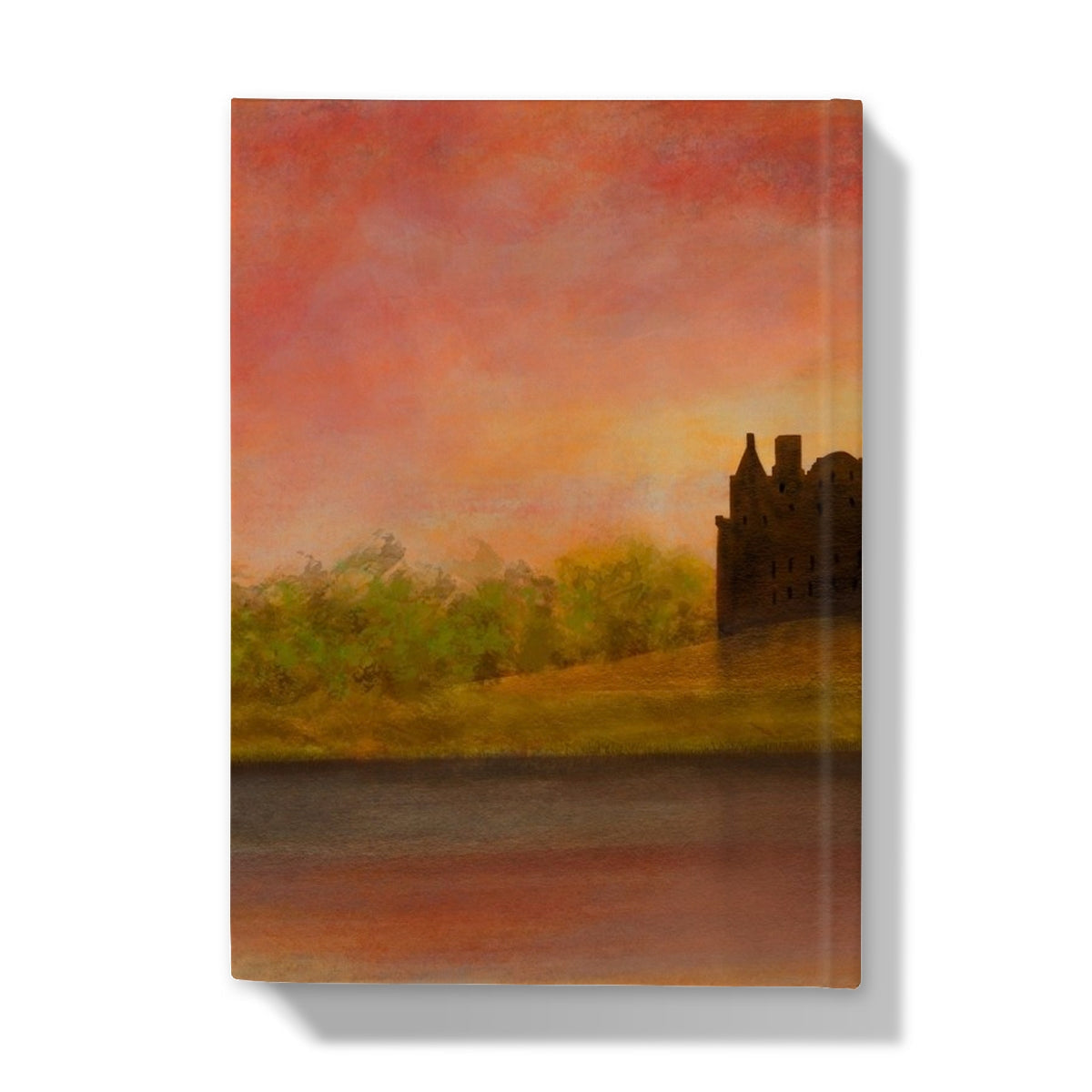 Linlithgow Palace Sunset 1920s-Style Hardback Journal Cover