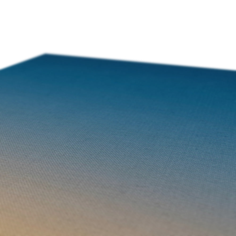 Blue gradient foam mat in Loch Eck Golden Dusk canvas print