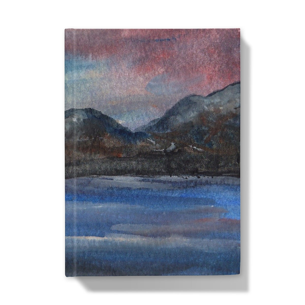 Loch Eck Moonlight Hardback Journal - Lochs & Mountains Art Gallery Scotland - Free Shipping Worldwide