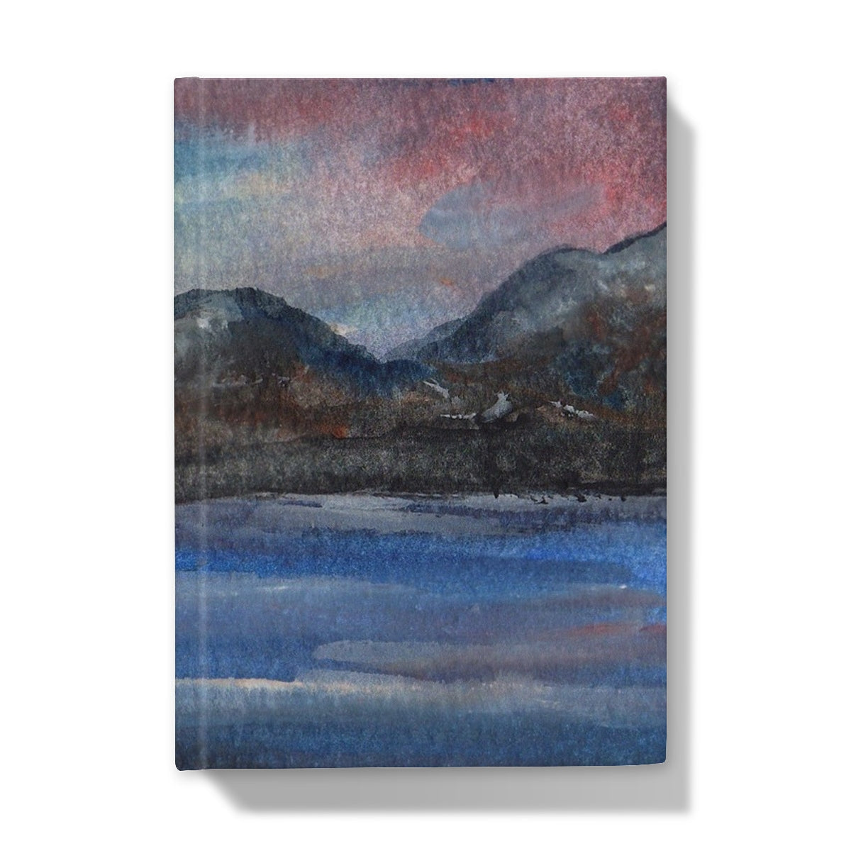 Loch Eck Moonlight Hardback Journal - Lochs & Mountains Art Gallery Scotland - Free Shipping Worldwide