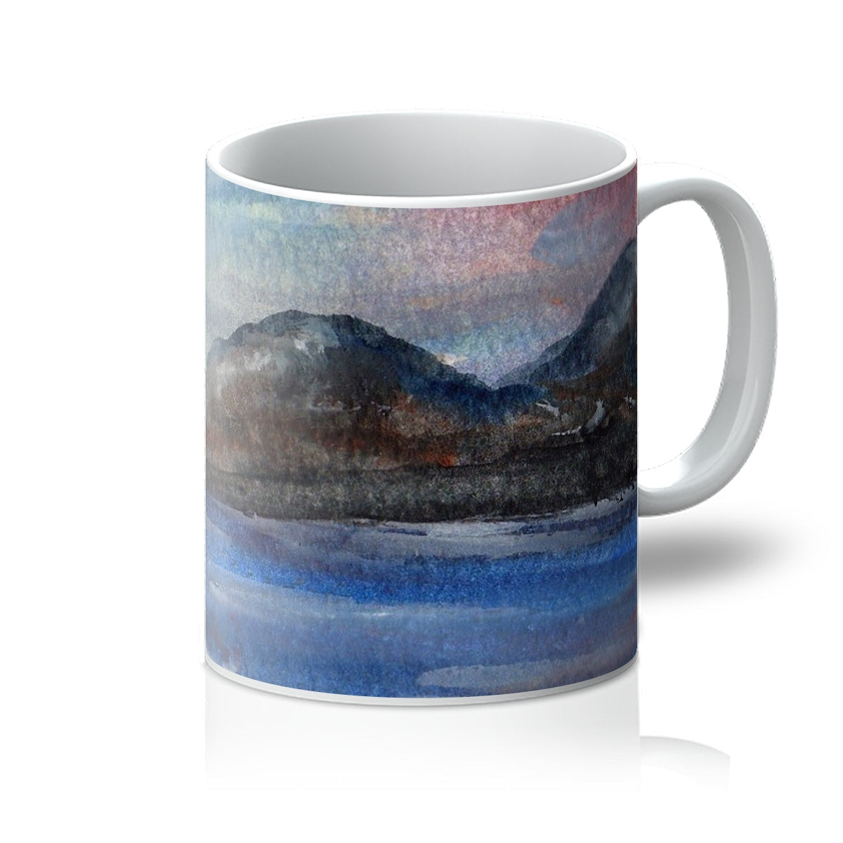 Loch Eck Moonlight Mug - Lochs & Mountains Art Gallery Scotland - Free Shipping Worldwide