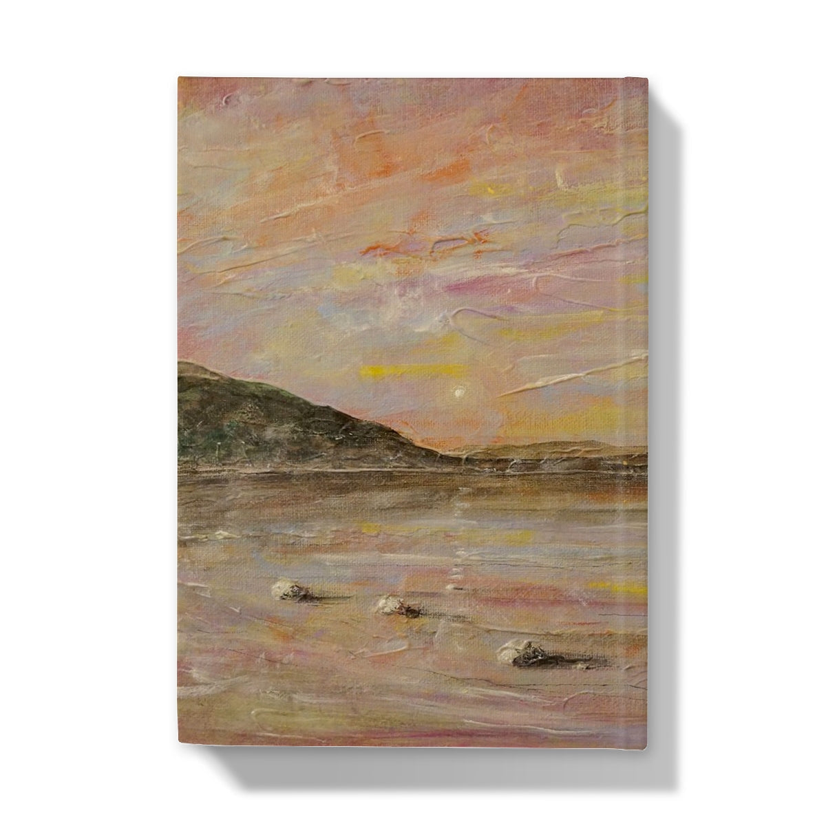 Loch Rannoch & Schiehallion hardback journal with sunset over water cover