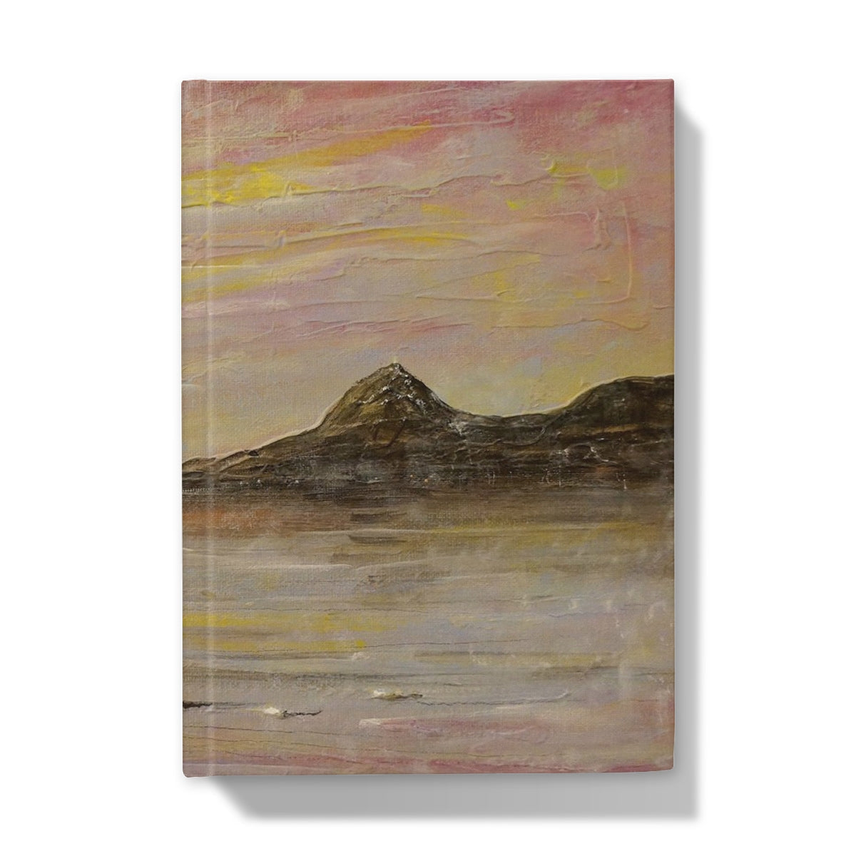 Loch Rannoch & Schiehallion hardback journal with sunset mountain cover