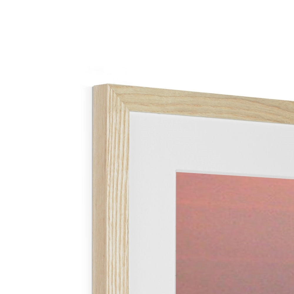 Light oak minimalist frame for The Longest Night print