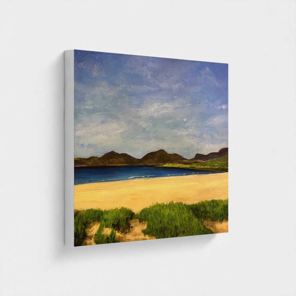 Luskentyre Beach original Scottish painting serene coastal landscape