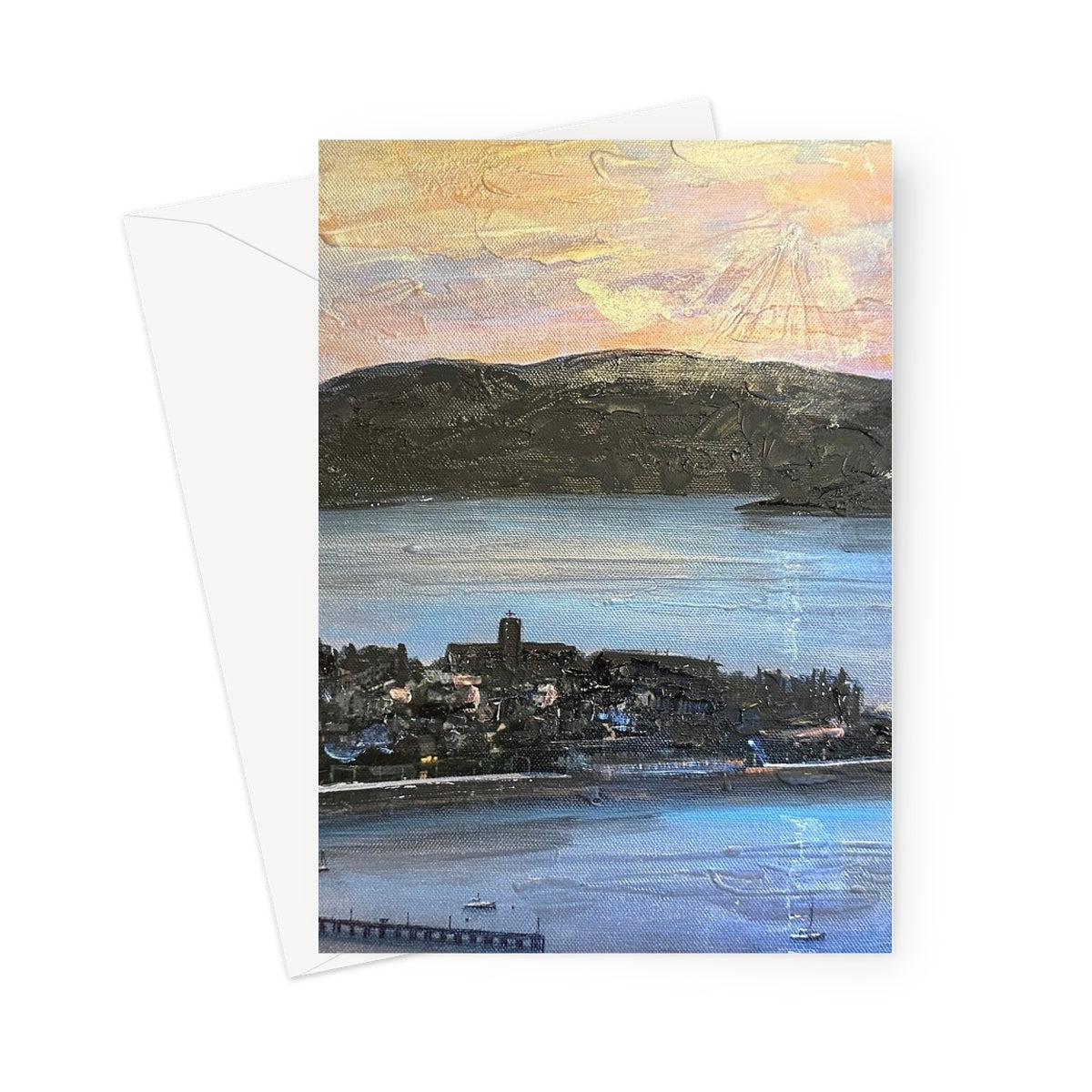 2019 Ford Mustang GT on Lyle Hill Greeting Card