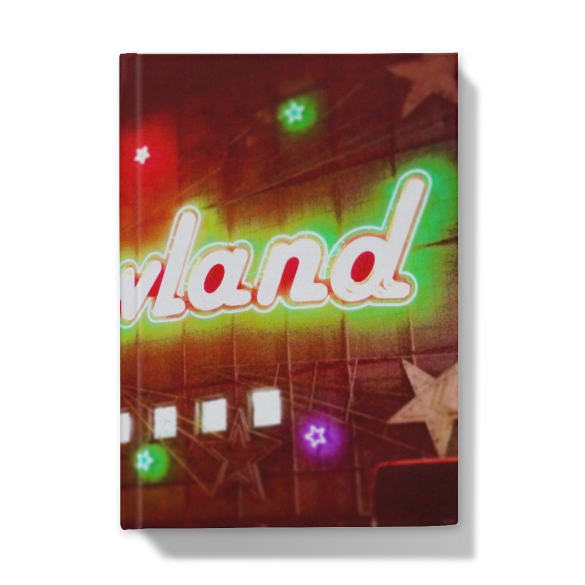 Neon-lit Vland sign in green and red on brick wall, for Neon Glasgow Barrowlands journal