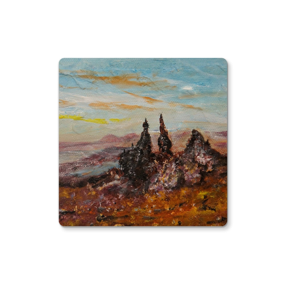 The Old Man Of Storr Coaster - Skye Art Gallery Scotland - Free Shipping Worldwide
