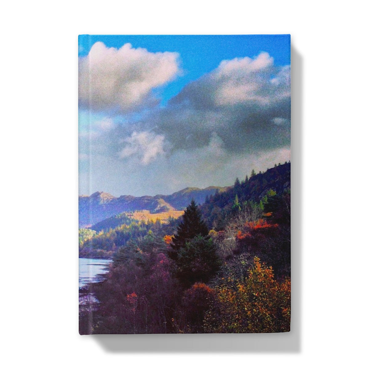 Canvas print of Plockton mountain landscape with autumn foliage