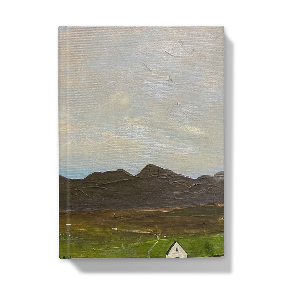 The Road To Carbost Hardback Journal with impressionistic hills