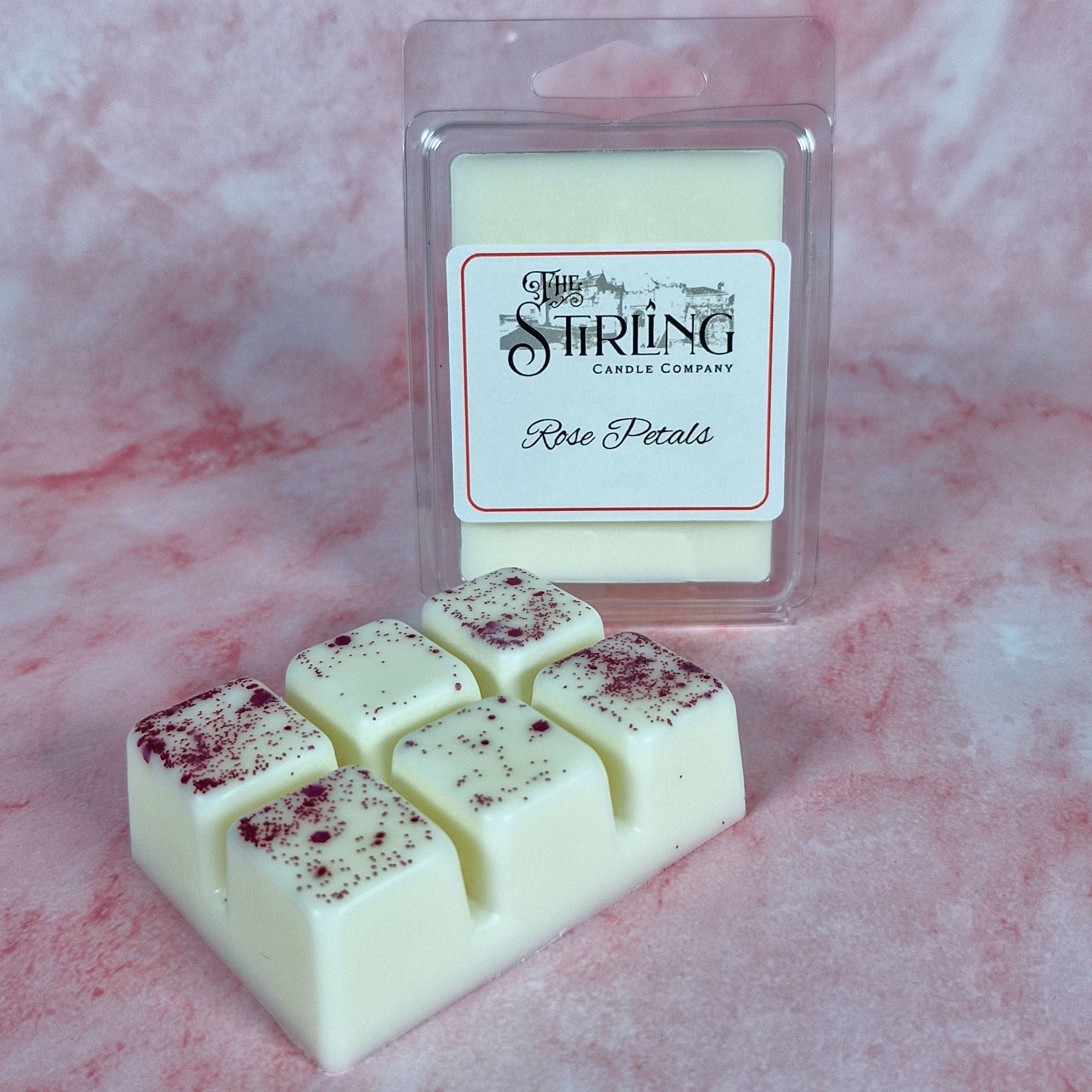 Rose Petals Wax Melt Clamshell by Stirling Candle Company