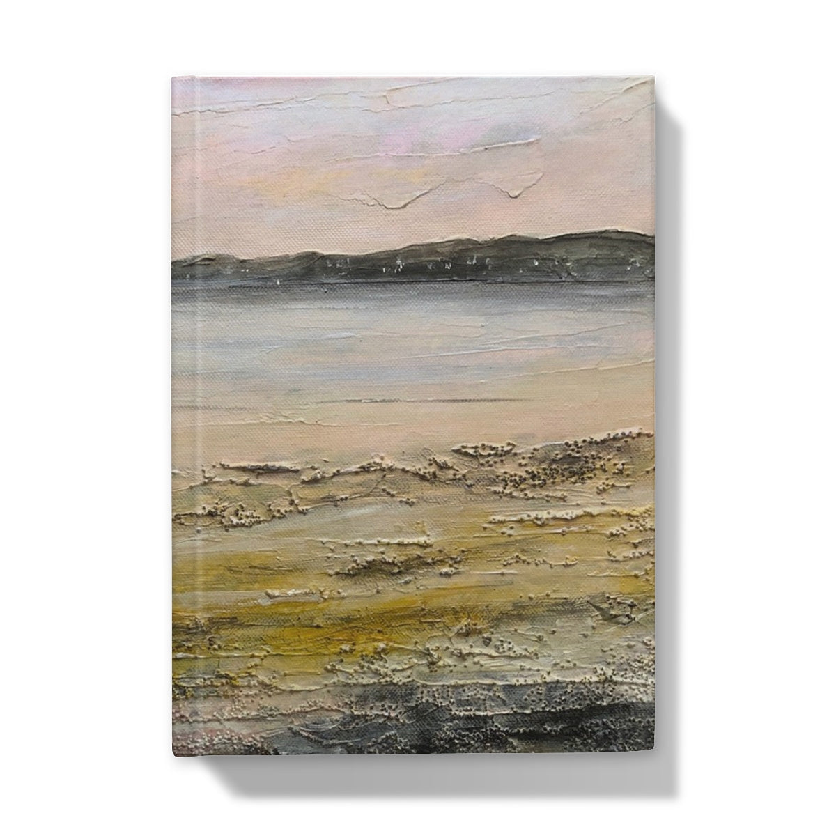 Sandgreen Journal with Canvas Beach Scene Wall Art