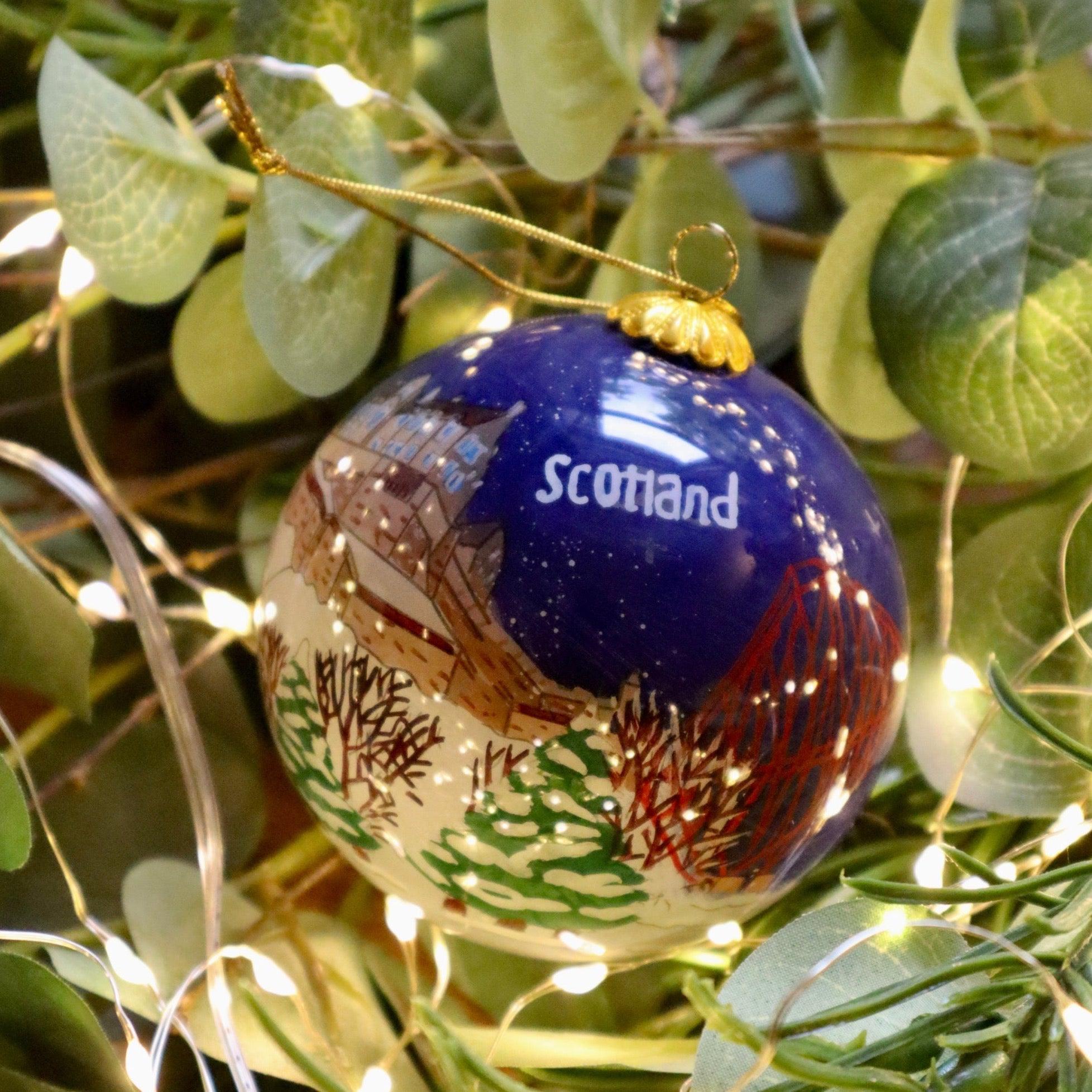Schottland | Schottische Weihnachtsdekorationskugel