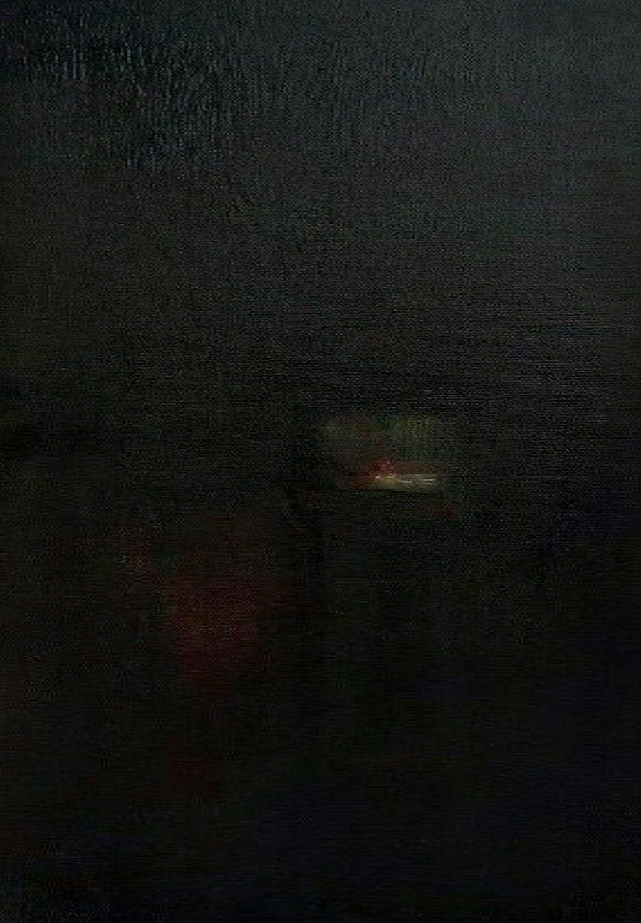 Dark textured surface with faint reflections from Sleepless ii Abstract Original Painting