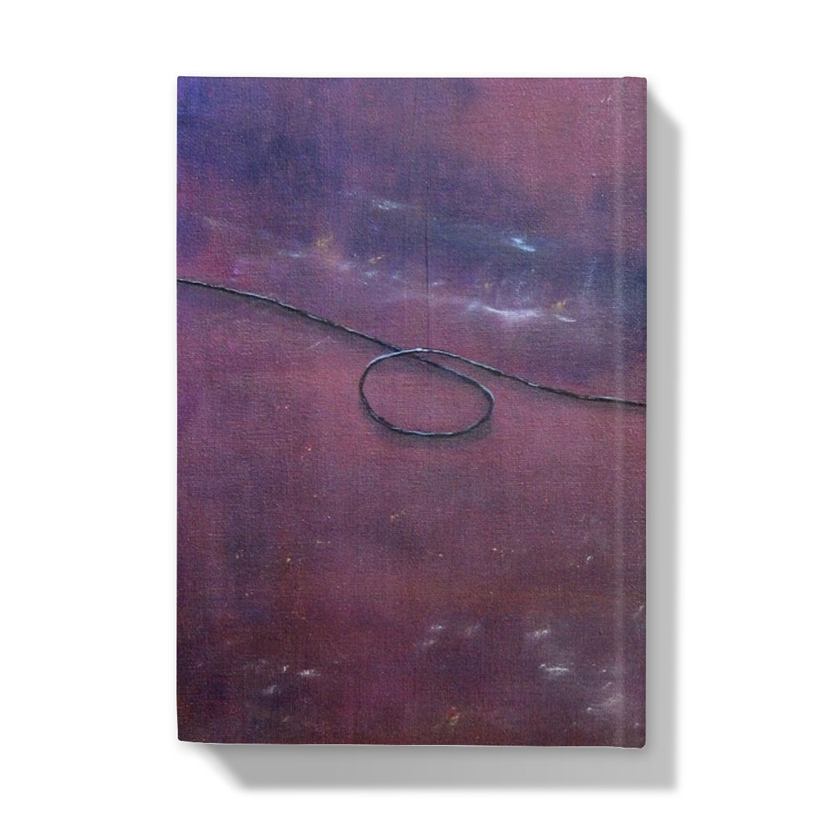 Soundcheck Glasgow Barrowlands hardback journal with purple blue abstract cover