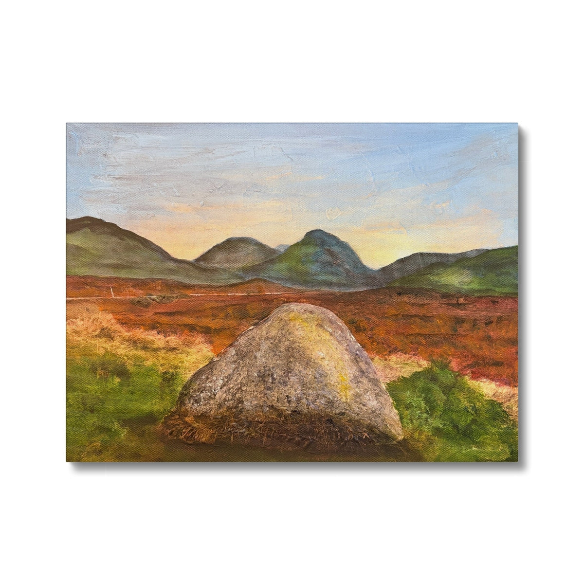 Standing Still In Glencoe Canvas Prints - Art Gallery Scotland - Free Shipping Worldwide