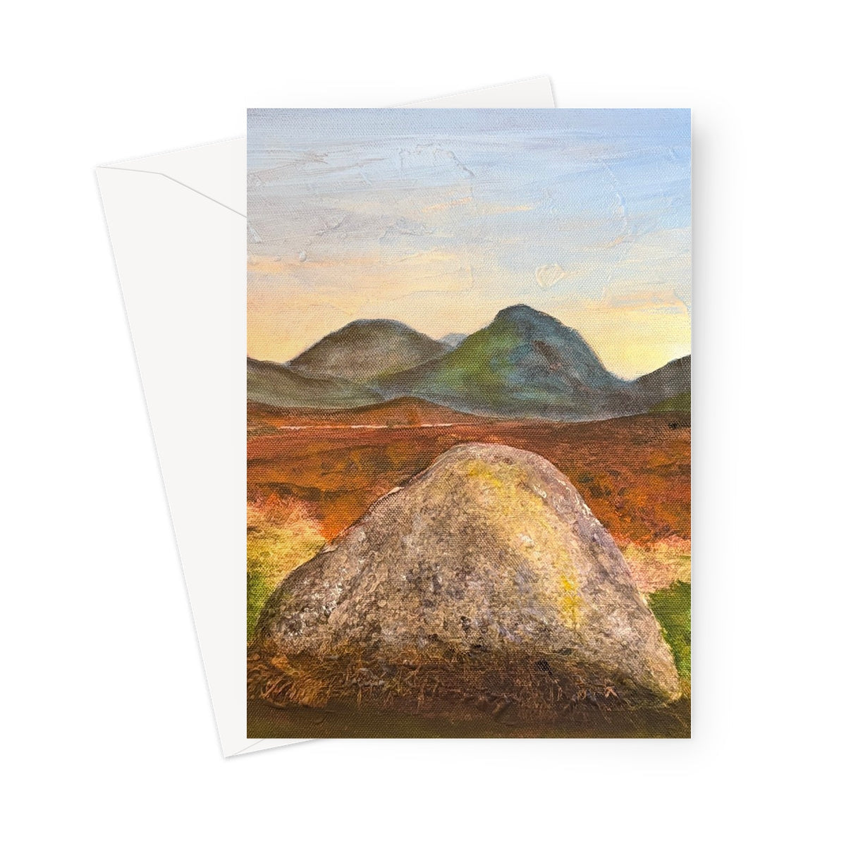 Standing Still In Glencoe Greeting Card - Art Gallery Scotland - Free Shipping Worldwide