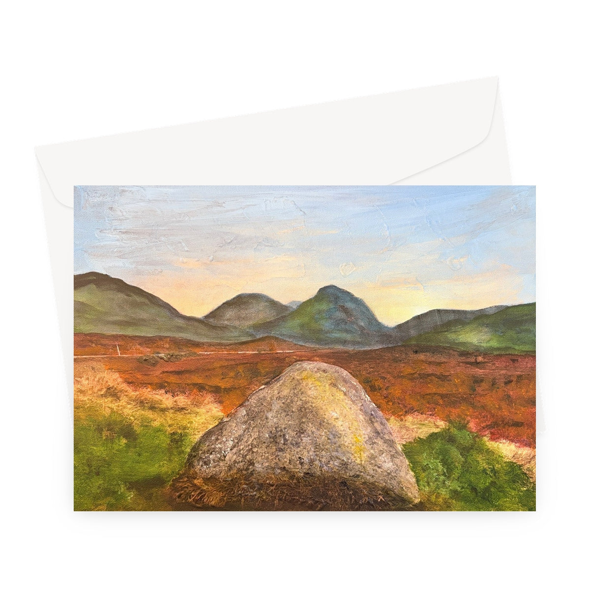 Standing Still In Glencoe Greeting Card - Art Gallery Scotland - Free Shipping Worldwide