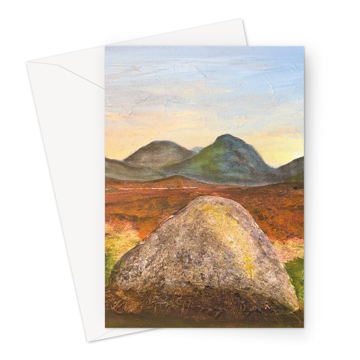 Standing Still In Glencoe Greeting Card - Art Gallery Scotland - Free Shipping Worldwide