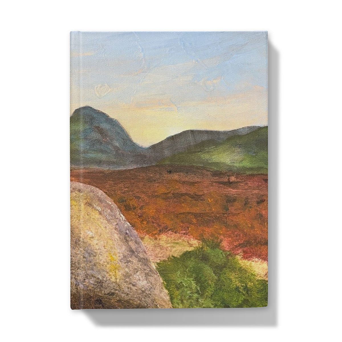 Standing Still In Glencoe Hardback Journal - Art Gallery Scotland - Free Shipping Worldwide