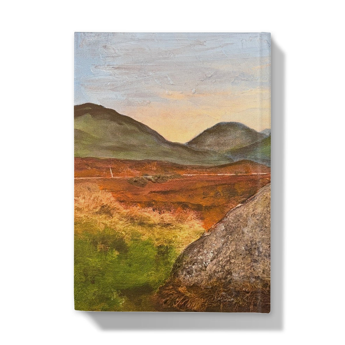 Standing Still In Glencoe Hardback Journal - Art Gallery Scotland - Free Shipping Worldwide