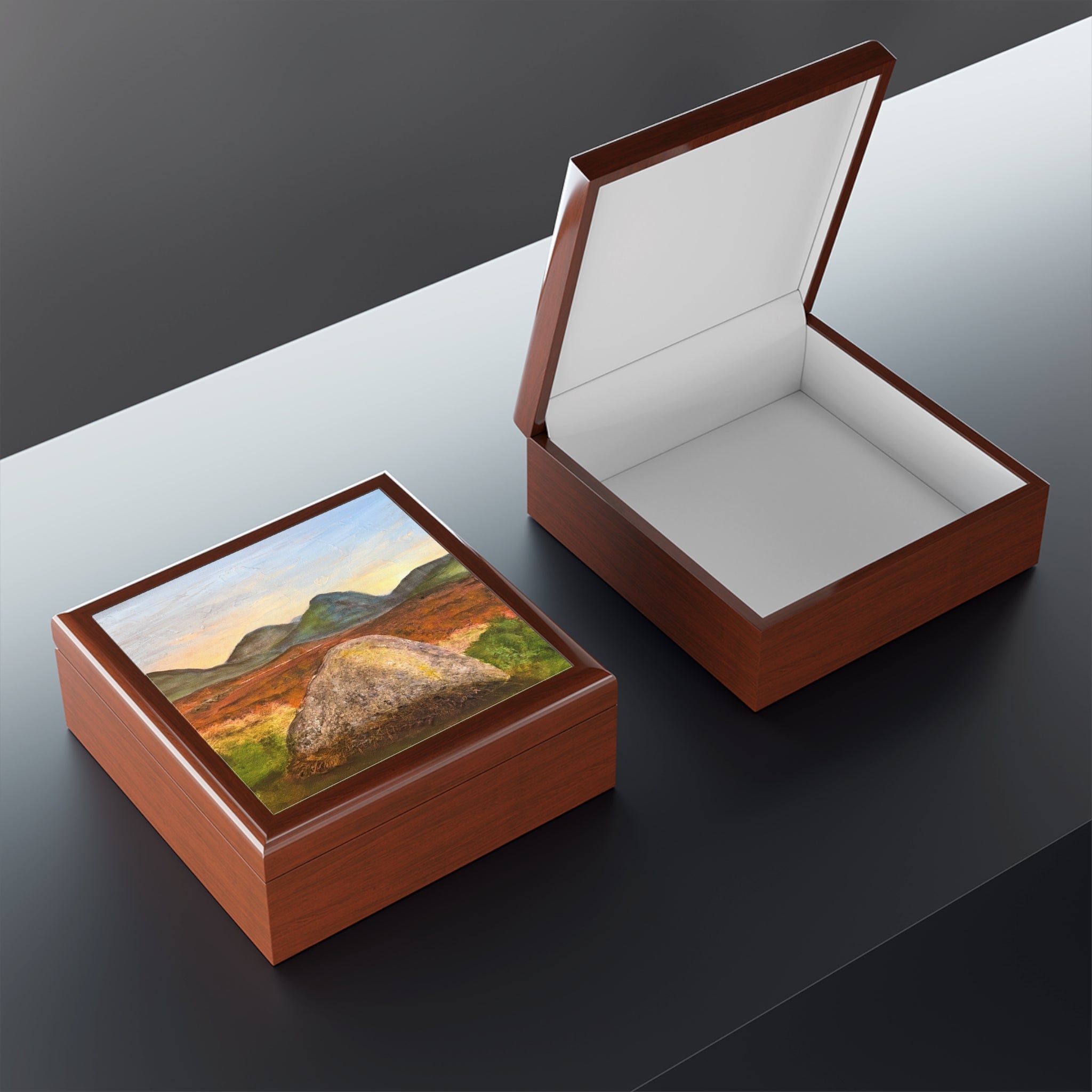 Standing Still In Glencoe | Jewellery Box | Scotland - Art Gallery - Free Shipping Worldwide