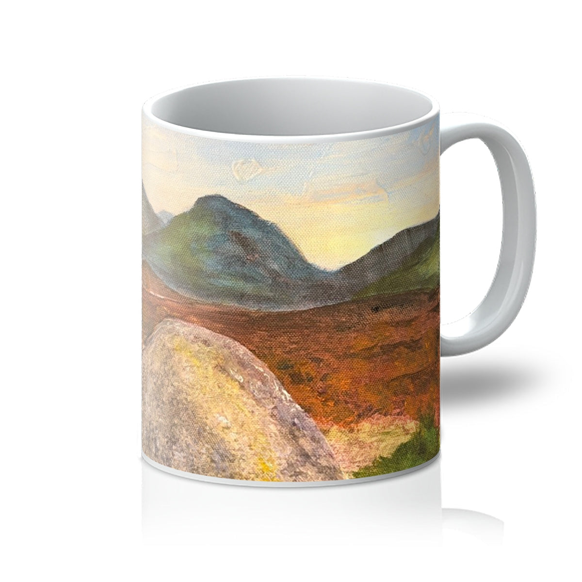 Standing Still In Glencoe Mug - Art Gallery Scotland - Free Shipping Worldwide