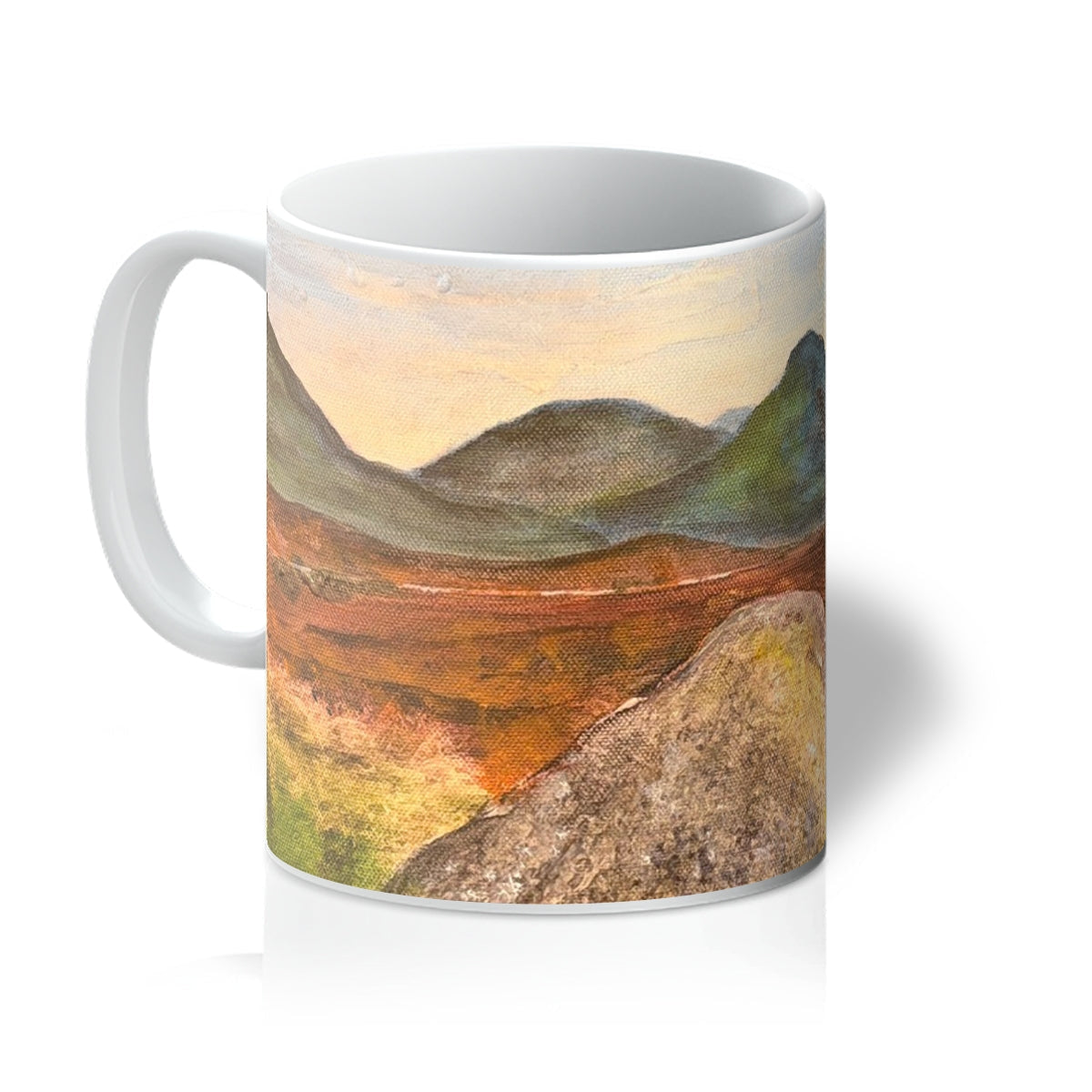 Standing Still In Glencoe Mug - Art Gallery Scotland - Free Shipping Worldwide