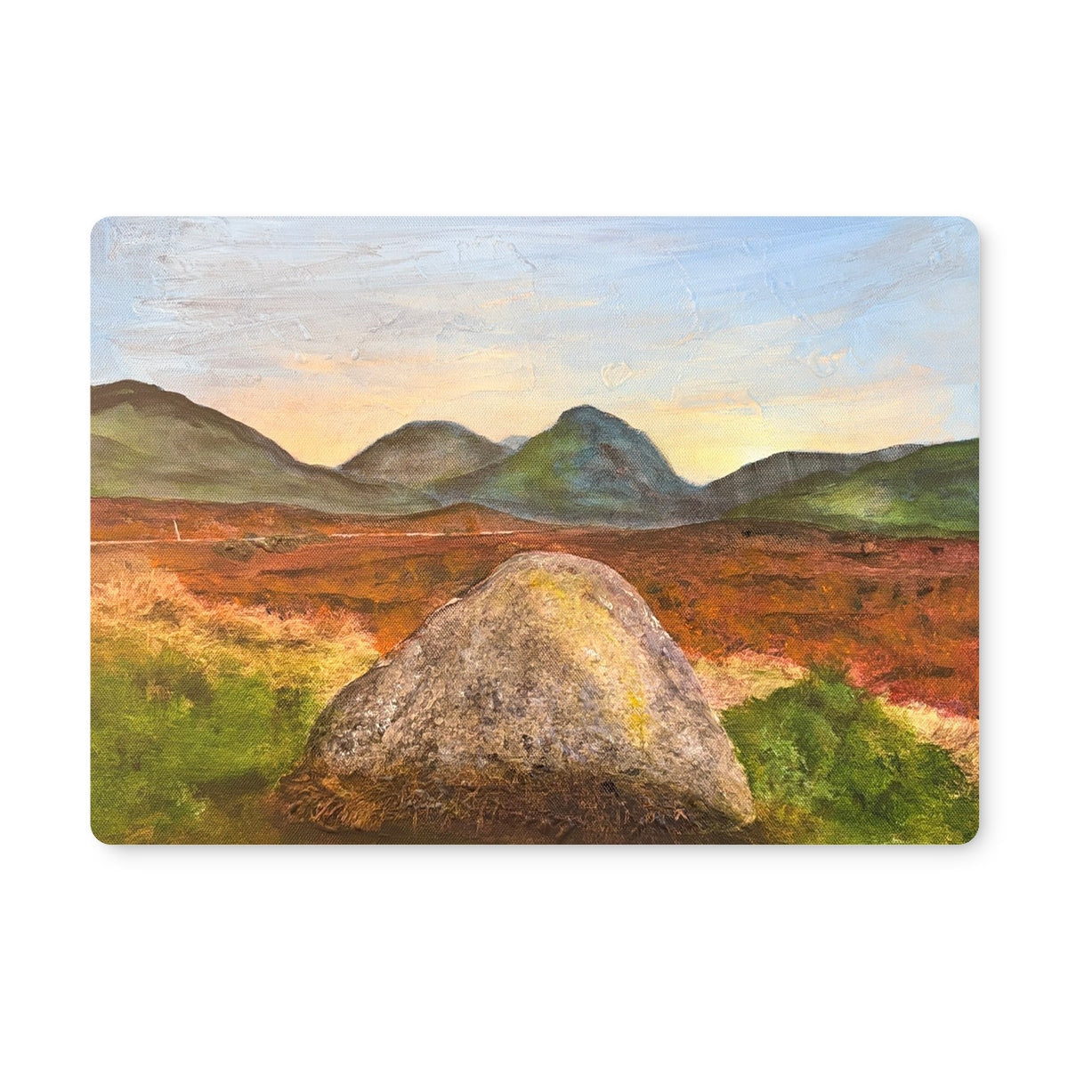 Standing Still In Glencoe Placemat - Art Gallery Scotland - Free Shipping Worldwide