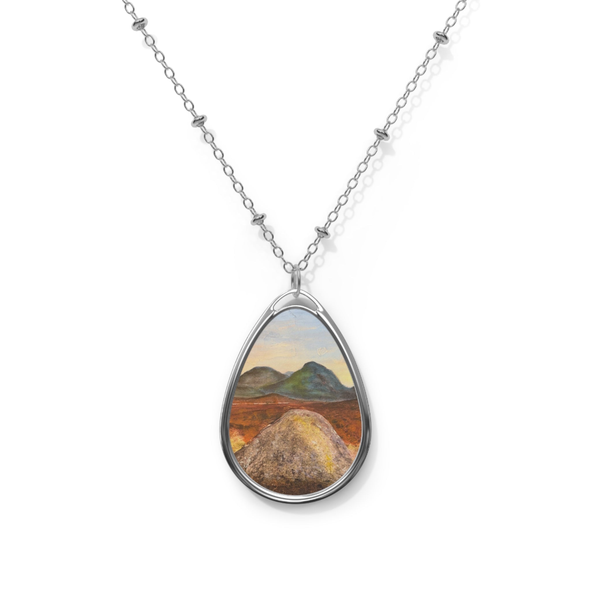 Standing Still In Glencoe | Scottish Art Jewellery | Necklace - Gallery Scotland - Free Shipping Worldwide