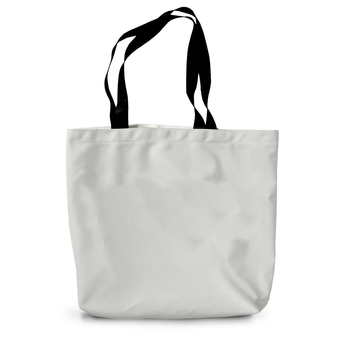 Minimalist off-white Storr Moonlight Skye canvas tote with black handles
