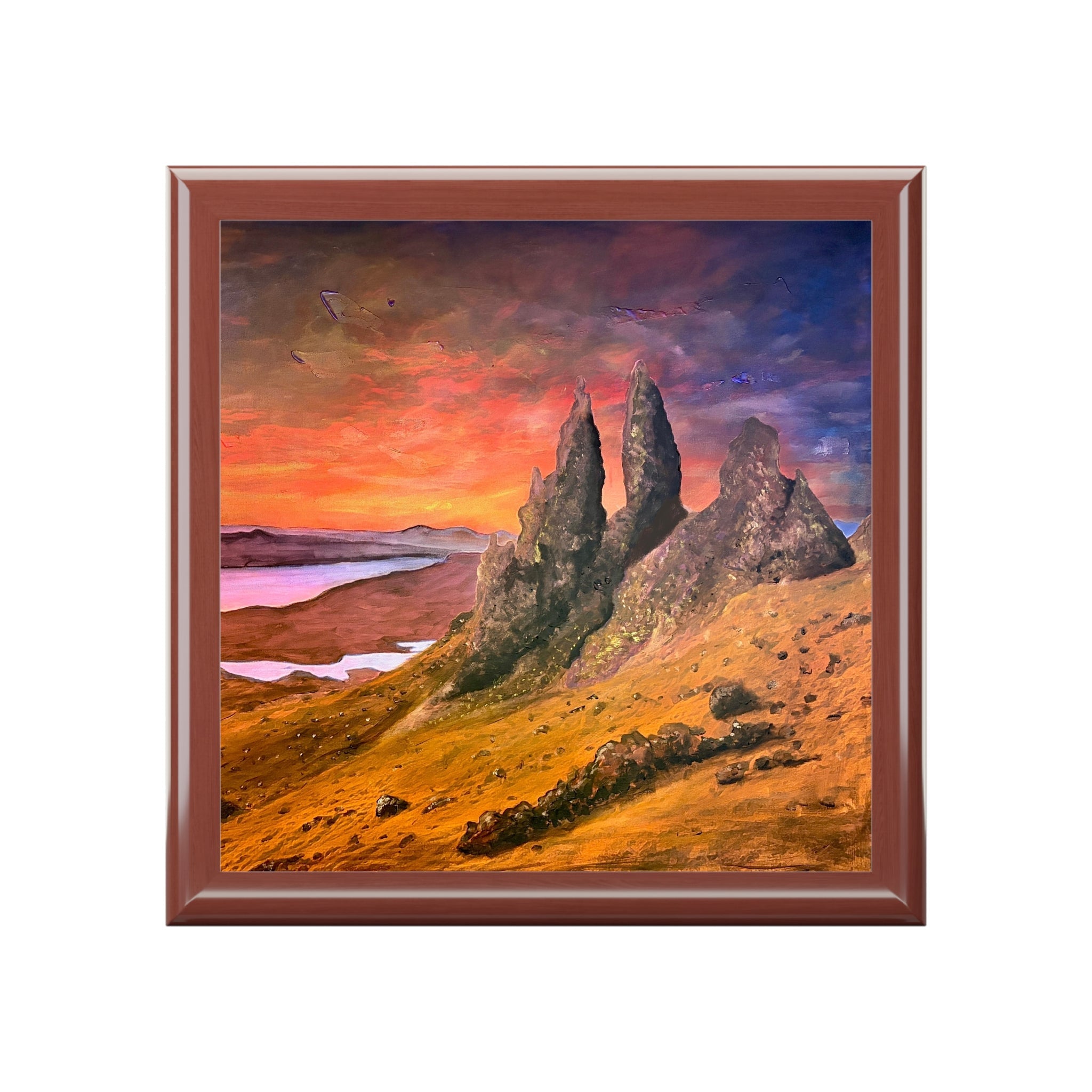 Storr Sunset Skye | Jewellery Box | Scotland - Art Gallery - Free Shipping Worldwide