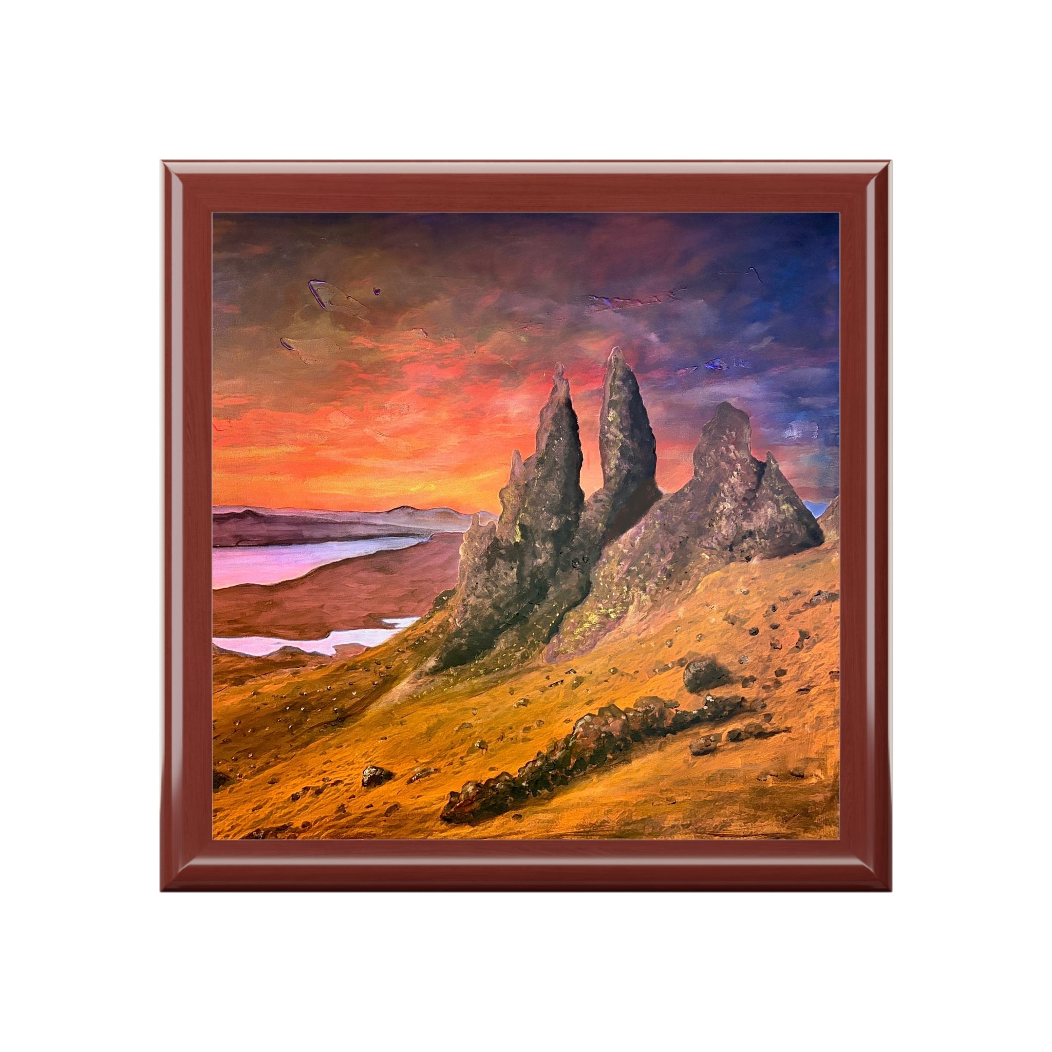 Storr Sunset Skye | Jewellery Box | Scotland - Art Gallery - Free Shipping Worldwide