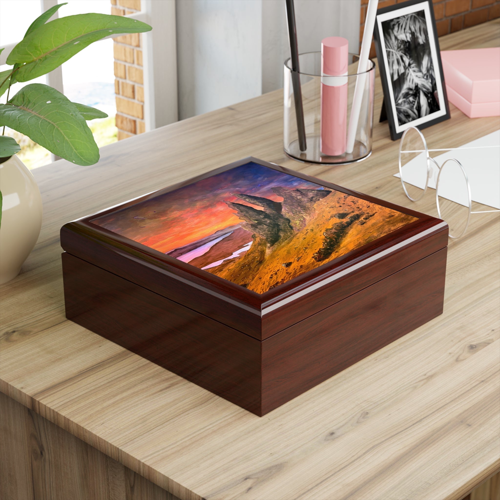 Storr Sunset Skye | Jewellery Box | Scotland - Art Gallery - Free Shipping Worldwide
