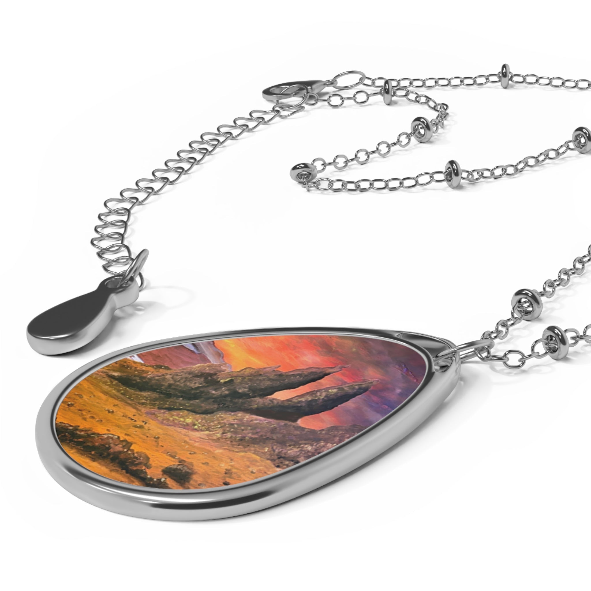 Storr Sunset Skye | Scottish Art Jewellery | Necklace - Gallery Scotland - Free Shipping Worldwide