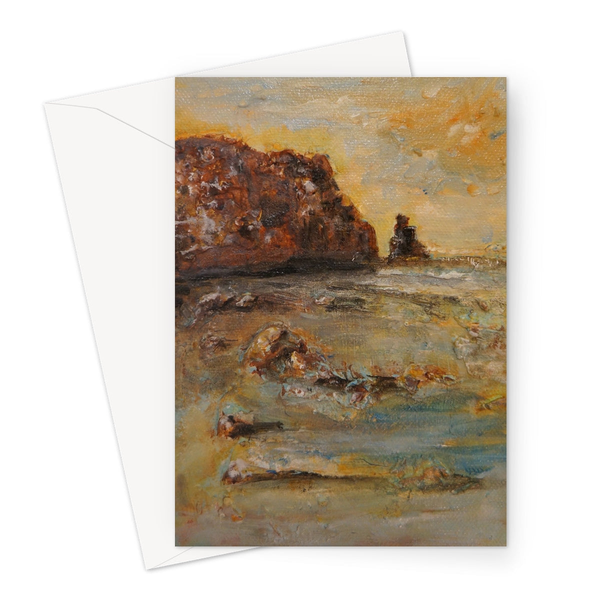 Talisker Bay Greeting Card - Skye Art Gallery Scotland - Free Shipping Worldwide