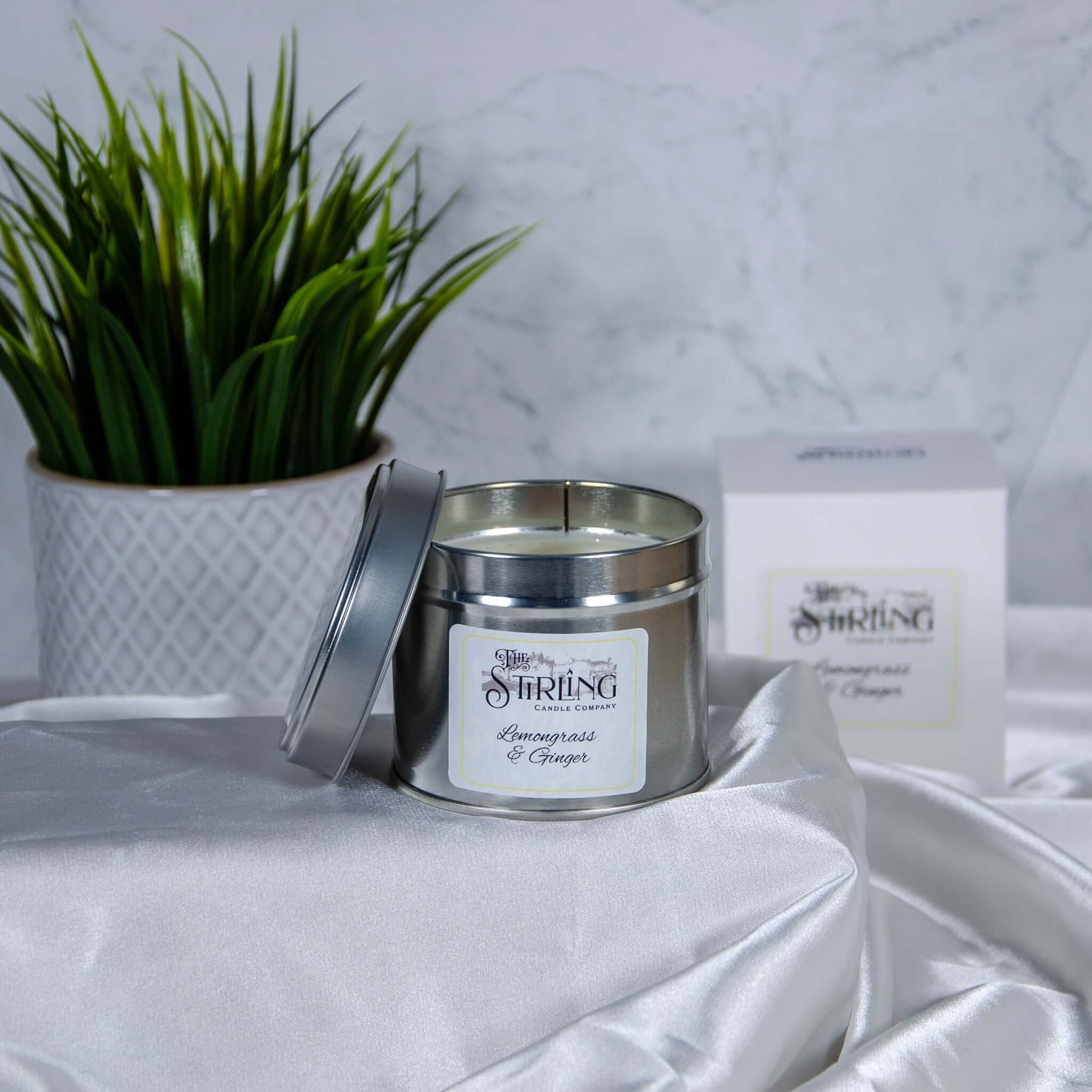 Zitronengras & Ingwer – Reisekerze in Dose – Holzdocht