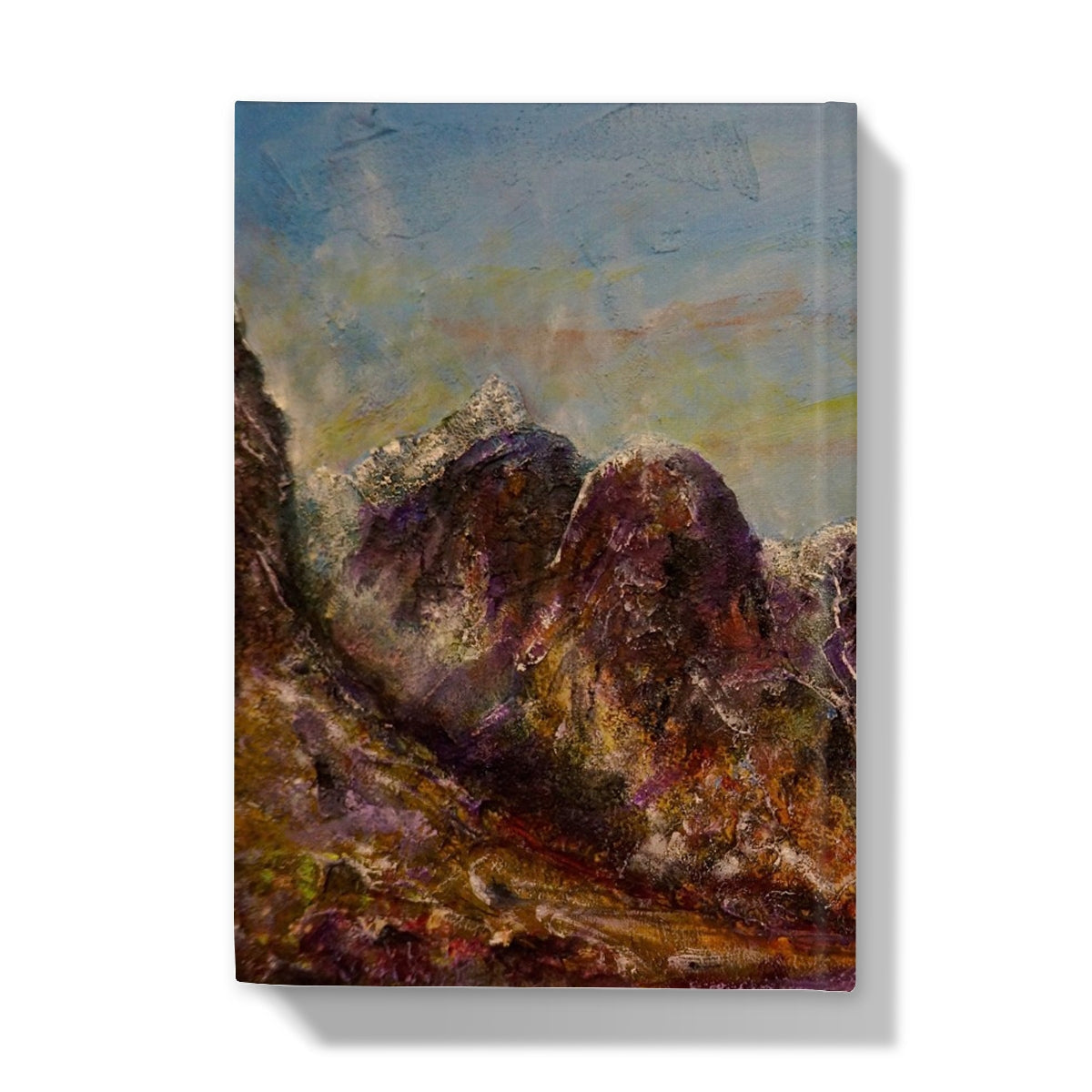 Three Sisters Glencoe hardback journal with mountain landscape cover