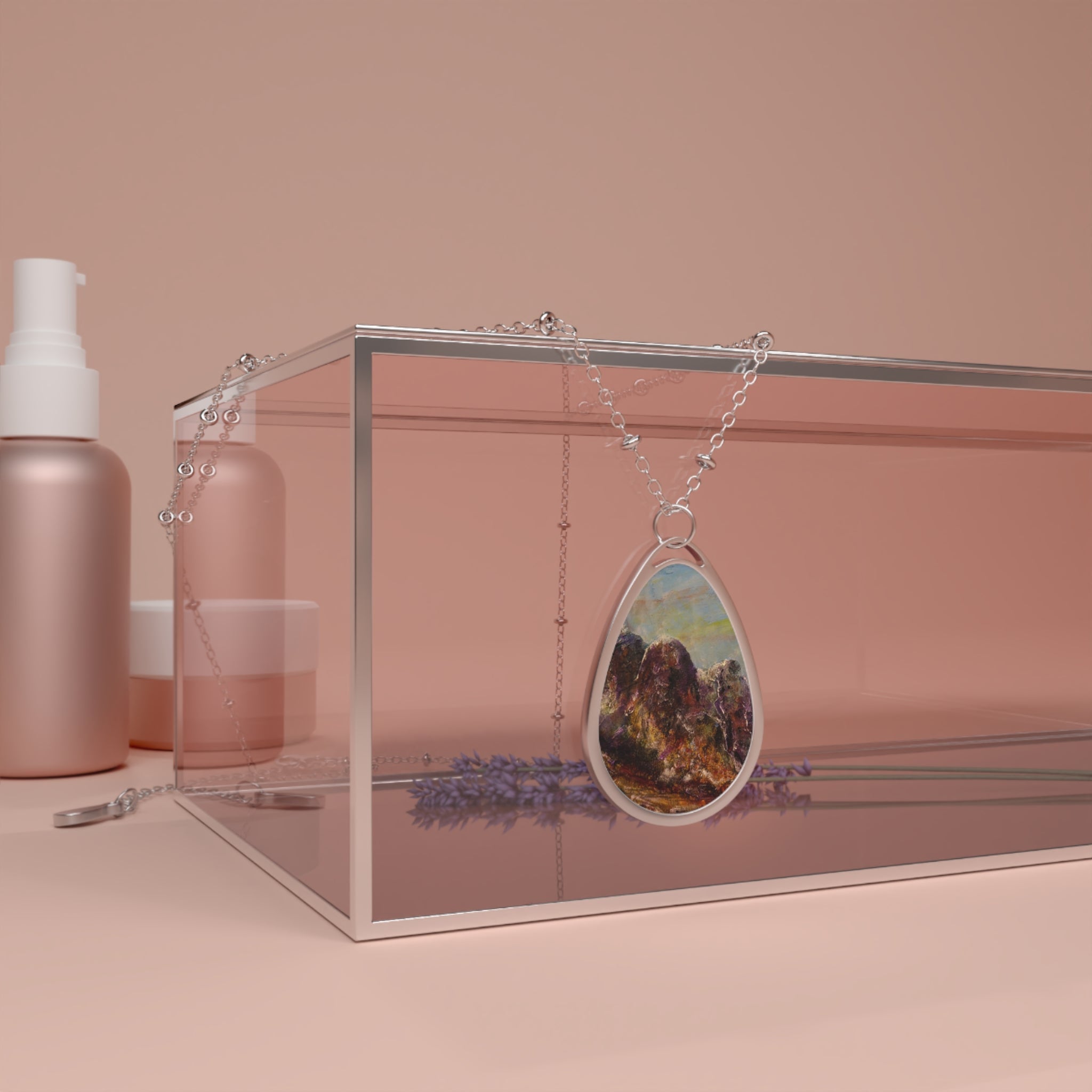 Three Sisters Of Glencoe | Scottish Art Jewellery | Necklace - Gallery Scotland - Free Shipping Worldwide