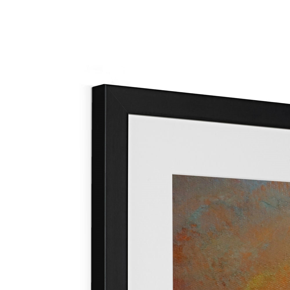 Black matte frame with Torridon III abstract art print