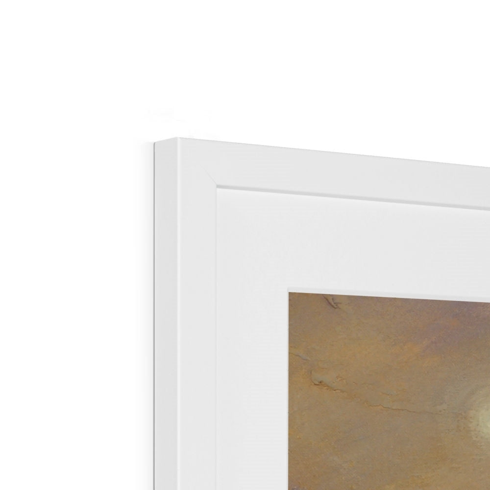 White rectangular frame for Tranquil Clyde Art Prints