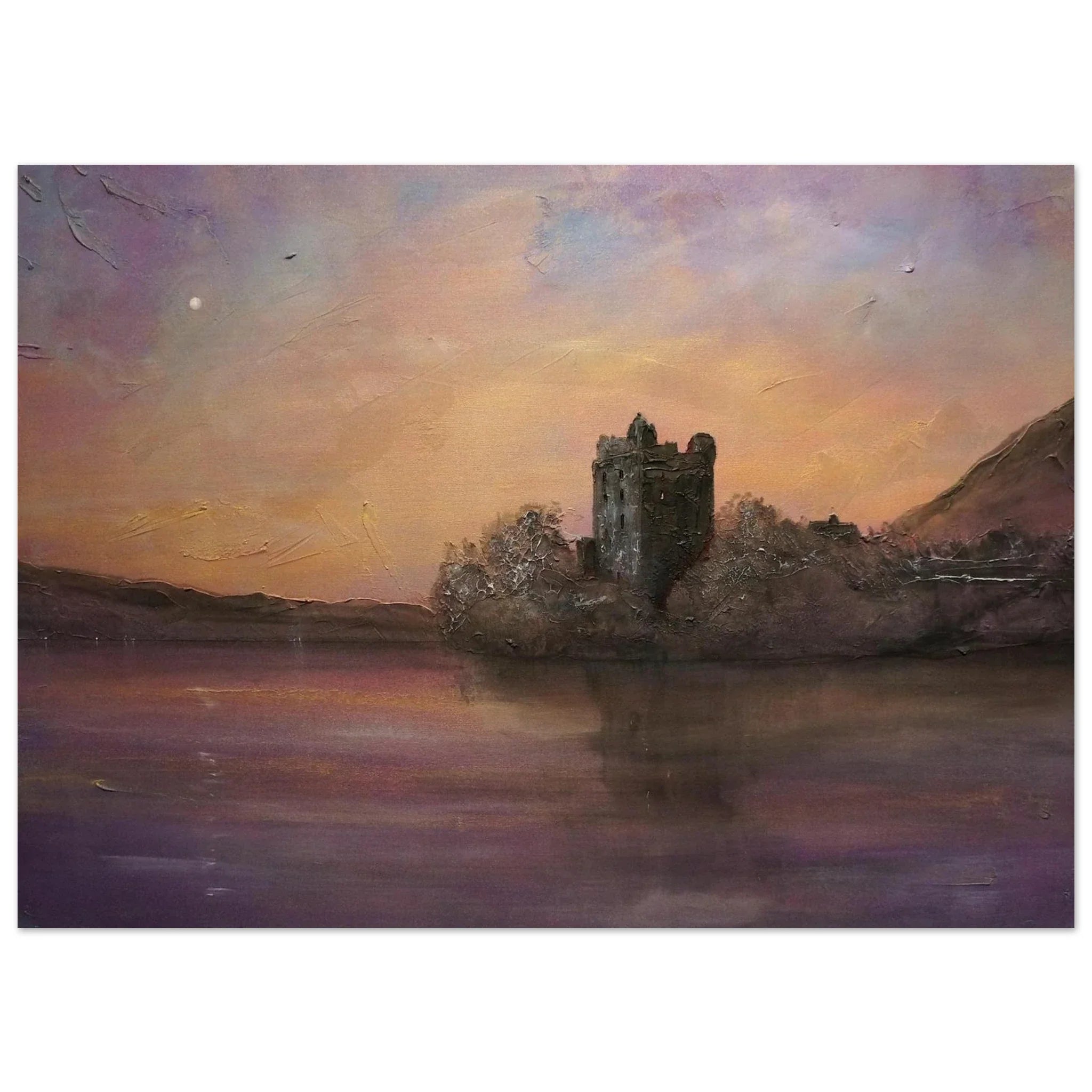 Urquhart Castle Moonlight | Scotland In Your Pocket - Historic & Iconic Art Gallery - Free Shipping Worldwide
