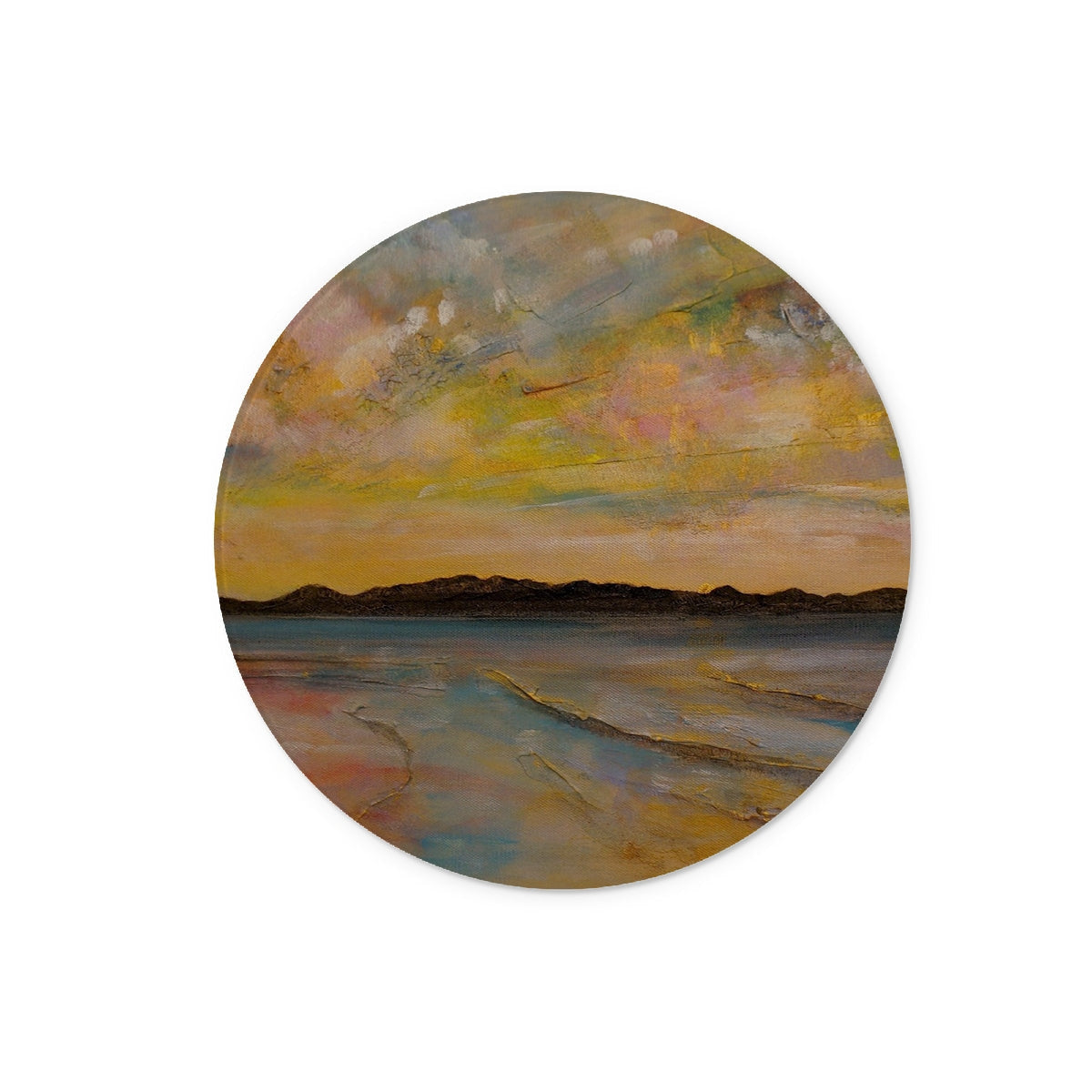 Vallay Island North Uist Glass Chopping Board - Hebridean Islands Art Gallery Scotland - Free Shipping Worldwide