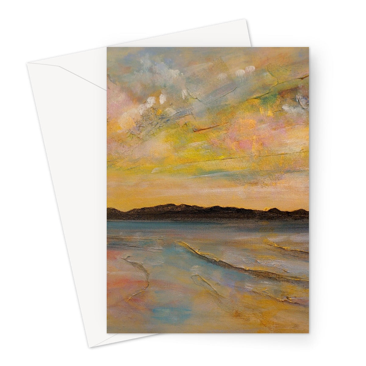 Vallay Island North Uist Greeting Card - Hebridean Islands Art Gallery Scotland - Free Shipping Worldwide