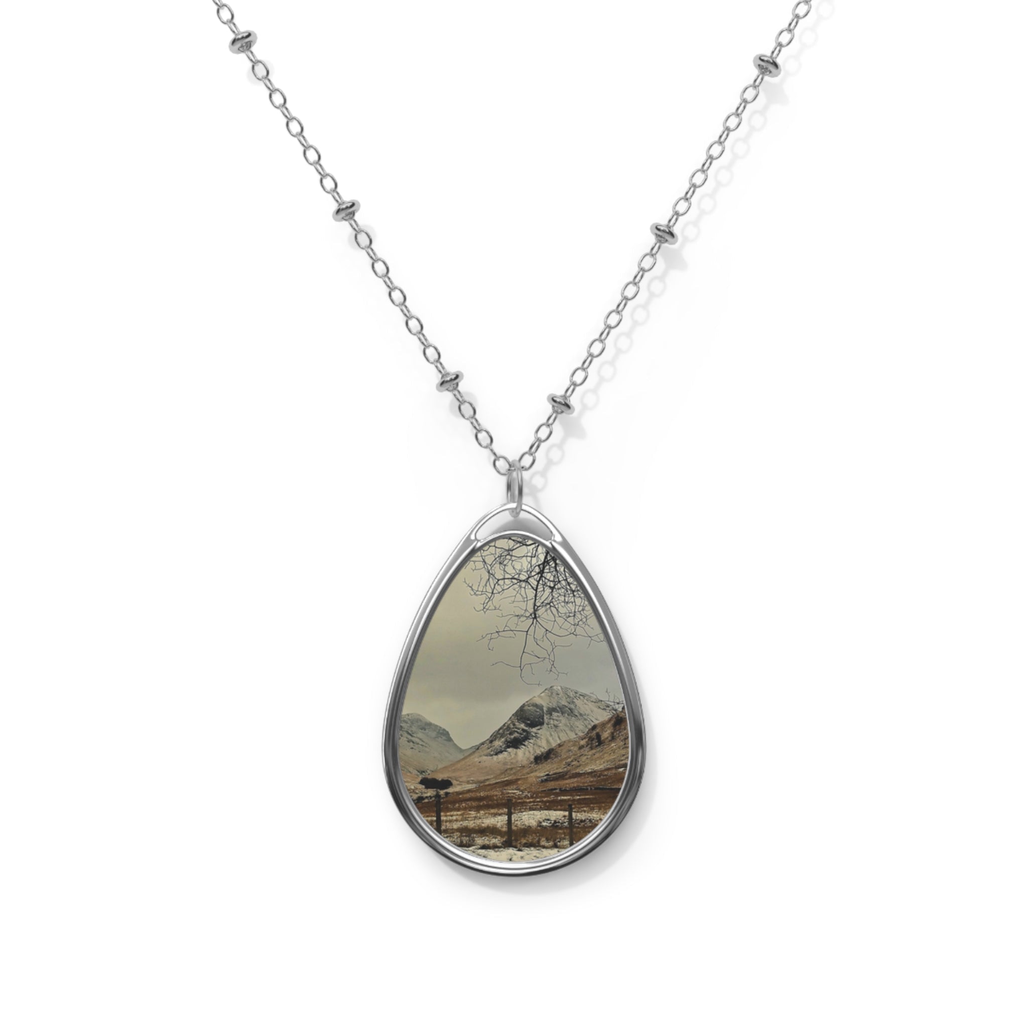 Winter In Glencoe | Scottish Art Jewellery | Necklace - Gallery Scotland - Free Shipping Worldwide